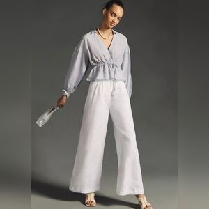 Pilcro Babydoll Wrap 100% Cotton Top